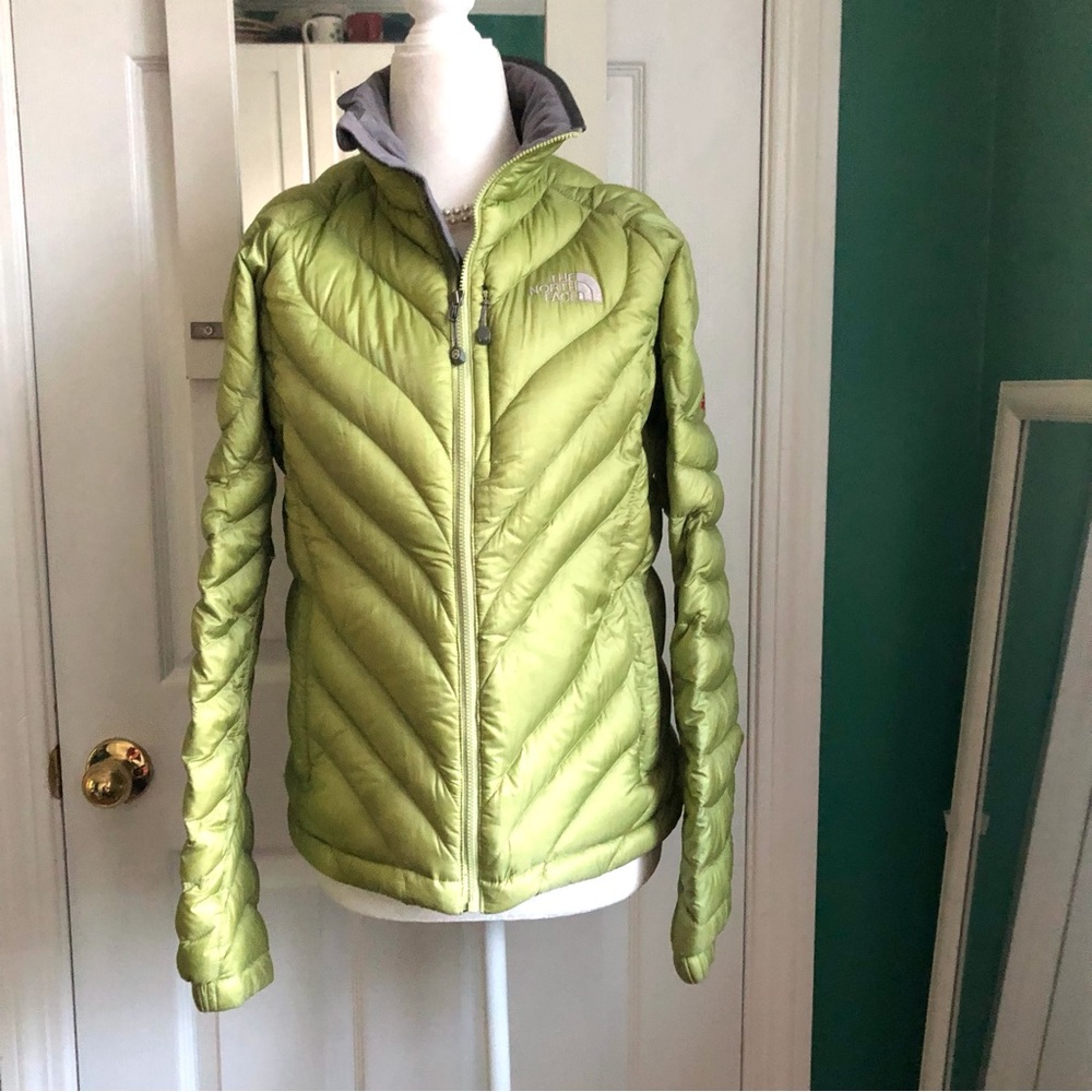 The North Face Summit Series Lime Puffer Down Jacket Small - Picture 16 of 16